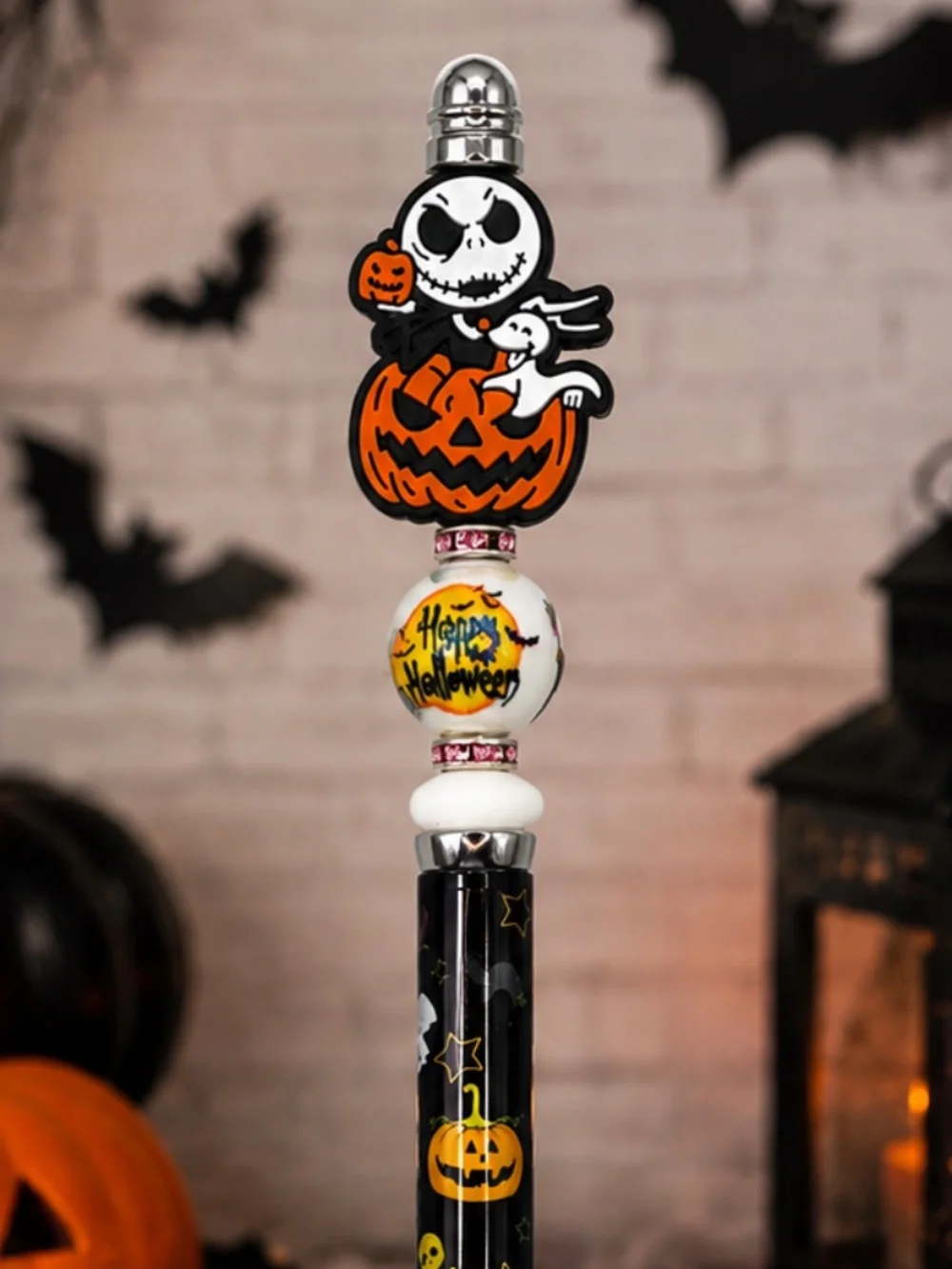 Halloween Haunted Beaded Pen